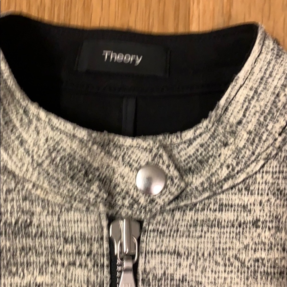 Theory Tweed Motorcycle Jacket - Picture 2 of 8
